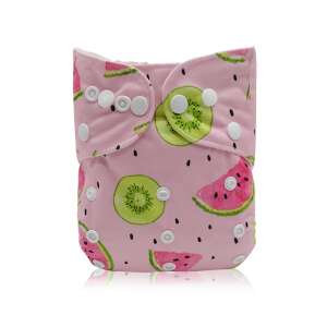 Fruchtmuster-Taschenwindel, rosa mit Kiwi- und Wassermelonenmuster - Babys & Toddler