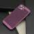 Airy purple perforated iPhone X / XS case with camera protection