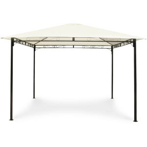 Fieldmann FDZN 7005 3x3m kerti pavilon, krém poliészter tető és fekete fém váz - Fieldmann