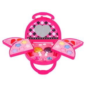 Pink makeup set for girls with a mirror and a handle, Chez Nino brand - Ramiz