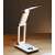 Foldable LED desk lamp with adjustable brightness, used on a desk