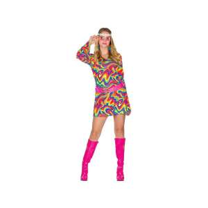 70-es éveket idéző hippi ruha női jelmez 40-es méretben 74720120 