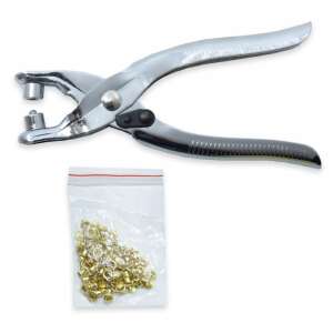 Patentező szett - 100 db arany fűzőlyukkal