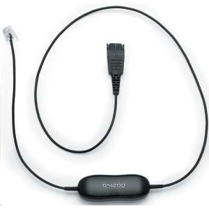 Kabel Jabra GN1200 SmartCord do słuchawek, czarny, 0,8m - Jabra Zestaw słuchawkowy