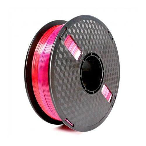 Gembird Selyem PLA Filament - Dúhový Červená/Fialová - 1,75mm - 1kg cievka