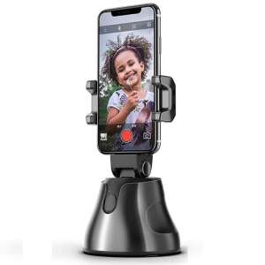 Suport automat pentru telefon cu recunoaștere facială, rotație de 360 de grade, pentru realizarea de videoclipuri și fotografii - Huse Telefoane, HDD și GPS