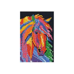 SES BEEDZ Art Ló Vasalható Gyöngyök, színes ló kép - SES Creative