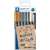 STAEDTLER Metallic Brush Stifte, 6-teiliges Set, 1-6 mm Pinselspitze, für dekoratives Zeichnen und kreatives Lettering, Metallic-Farben