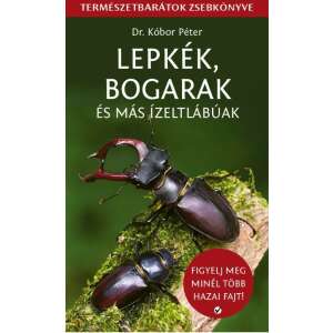 Lepkék, bogarak és más ízeltlábúak - Természetbarátok zsebkönyve könyv borító, amelyen két szarvasbogár látható - Természettudomány
