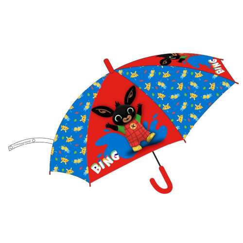 Bing gyerek félautomata átlátszó Esernyő #kék-piros