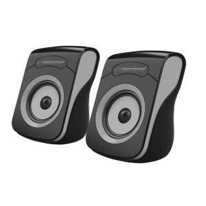 Boxe stereo Esperanza Flamenco USB 2.0, negru și gri - Difuzoare pentru PC
