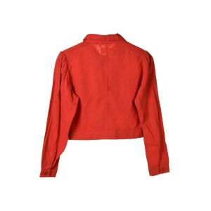 Bolero de femei din in roșu Q/S – 36 135858981 - Îmbrăcăminte pentru femei