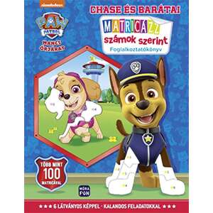 Patrula Catelusilor Chase și prietenii săi Carte de activitate cu autocolante - Mancs Őrjárat