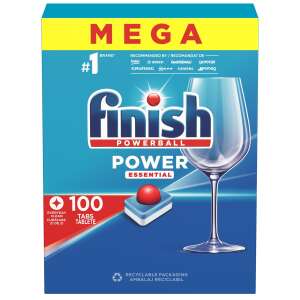 Finish Power Essential tablete pentru mașina de spălat vase 100pcs 74793787 Produse si articole pentru spalat vase