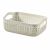 Curver Knit A6 Cream Office Tray, 1.3L Plastic Storage Basket