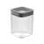 CURVER Dry Cube 1.3L airtight food storage container, clear plastic with gray lid