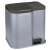 CURVER "DUO" pedal bin, 21L, grey, selective waste sorting, 2 compartments