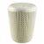 Badezimmer-Abfalleimer Knit 7L Ø22x30cm weiß 47834428