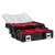 Keter 18" Cantilever Tool Box with 2 Organizers, open toolbox with compartments