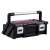 Keter 18" Cantilever Tool Box with 2 Organizers, black and red toolbox with handle