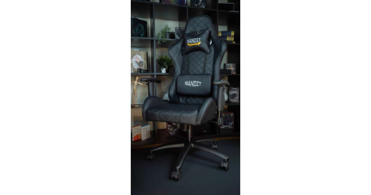 Bandit Phantom Gamer chair with neck and waist cushion #black