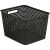 CURVER Your Style L dark brown storage basket with handles