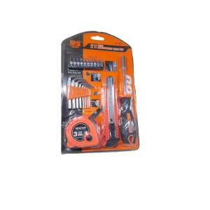 MS 21 piece screwdriver set with 10 bit heads, utility knife, 3m tape measure, and 7 allen keys - Hand tool