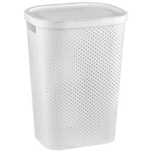 Coș de rufe Infinity Recycled 60L 44x35x60cm alb