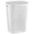 Curver Infinity 60L white laundry hamper with lid