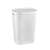 Curver Infinity 60L white laundry hamper with lid