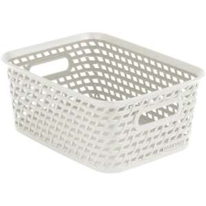 CURVER "YOUR STYLE" storage basket, white, small, with handles - Storage & organization