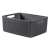 Curver JUTE storage basket, graphite grey, medium size