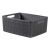JUTE kosár M - Grafitszürke graphite grey storage basket