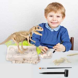 Dinoszauruszos régészeti ásatás készlet, dínó kövület feltáró szett - T-rex 74813027 Tudományos és felfedező játék