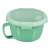 Recipient alimentar rotund CURVER "SMART TO GO" de 0,9 l cu capac și mâner, verde