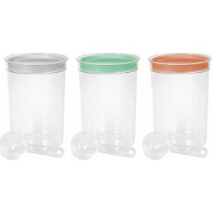 CURVER 1.7L Recipient pentru depozitare alimente cu lingură de măsurare, organizator de bucătărie din plastic transparent - Suporturi pentru condimente