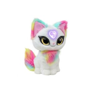 Skyrocket Magic Whispers Luna Interaktives Plüschkatzenspielzeug auf weißem Hintergrund - Interaktive Kuscheltiere