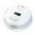 Logilink Carbon Monoxide Detector with LCD display, white, round, with power, alarm and fault indicators