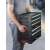 Keter 3 Drawer Tool Chest, man carrying black tool chest with 3 drawers