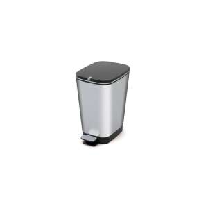 CURVER CHIC 25L pedal bin, silver and black - Trash can