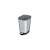 CURVER CHIC 25L pedal bin, silver and black
