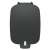 CURVER CHIC 25L pedal bin, top view, black lid