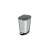 CURVER CHIC 25L pedal bin, silver and black