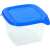 Curver 1.2L Square Food Container with Blue Lid