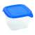 Curver 1.2L Square Food Storage Container - Blue Lid