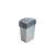 CURVER "PACIFIC FLIP BIN" 25L silver/grey flip bin trash can