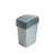 CURVER "PACIFIC FLIP BIN" 25L silver/grey flip bin trash can