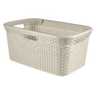 CURVER "STYLE" RATTAN HATÁSÚ RUHÁSKOSÁR  45L - Krém