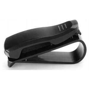 Black car sunglass holder, 6.5 x 2.5 x 3.5 cm, for safe storage of glasses - Car Organizer