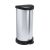 Curver 40L Metallic Effect Pedal Bin - Black and Silver